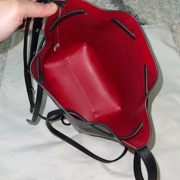 Mansur Gabriel Mini Drawstring Bucket Bag - Picture 3 of 7
